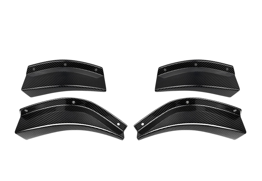 GT4 Style Dry Carbon Front Canards for BMW M3/M4 G80–G83 (2020+)