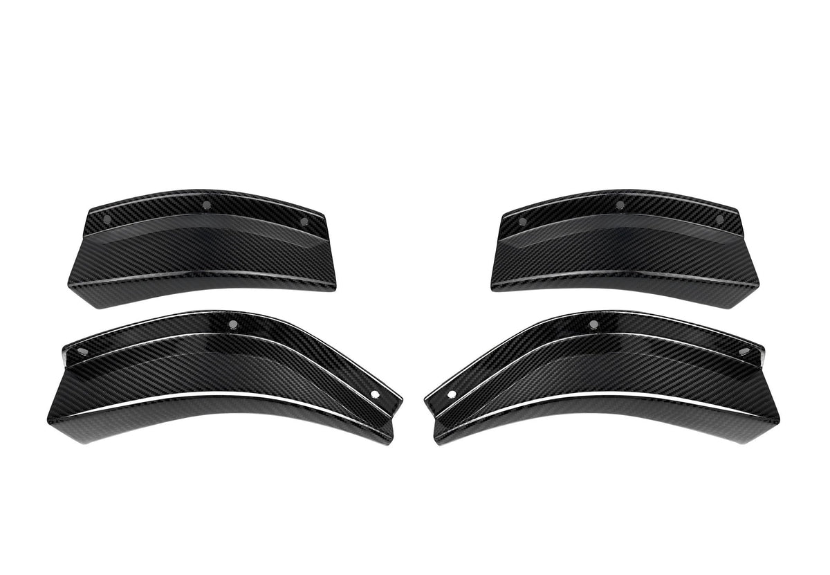 GT4 Style Dry Carbon Front Canards for BMW M3/M4 G80–G83 (2020+)