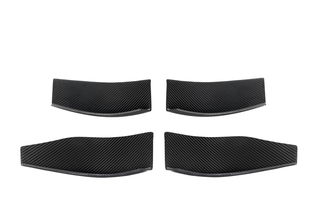 GT4 Style Dry Carbon Front Canards for BMW M3/M4 G80–G83 (2020+)