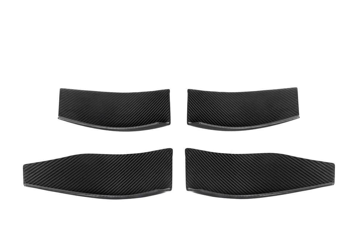 GT4 Style Dry Carbon Front Canards for BMW M3/M4 G80–G83 (2020+)