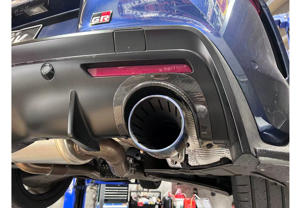 Exhaust Shields Cover Caps Carbon Fibre Toyota GR Supra A90/A91