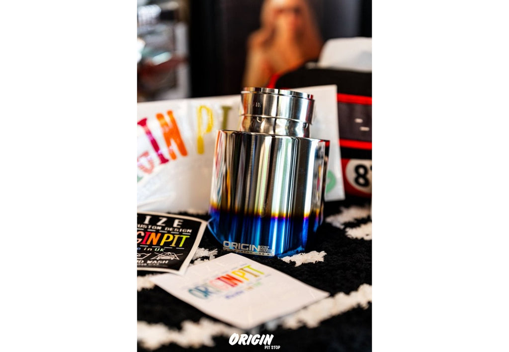 OPS Exhaust System Burnt Blue Finish Exhaust Tip